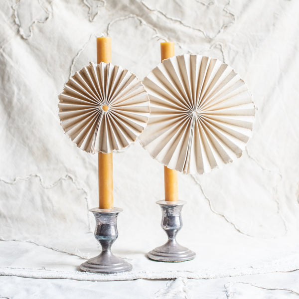 +Pleated Candle Shade with Clip - The Lost + Found Department