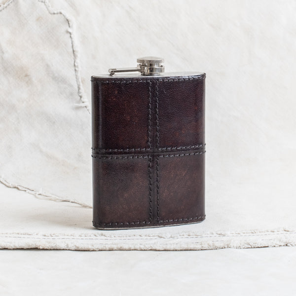 Leather Hip Flask - The Lost + Found Department