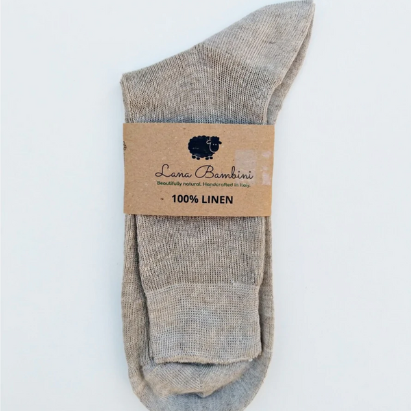 + Zeta Italian 100% linen Socks - The Lost + Found Department