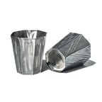 Recycled Steel Trash Can - Octagon