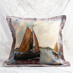 Swarm Heavy Canvas Cushion -  Two Sails