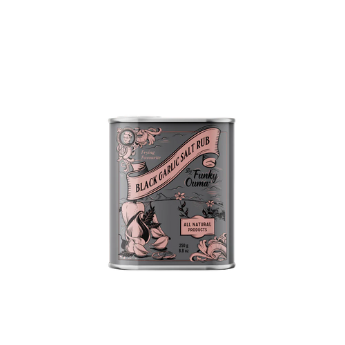 Black Garlic Salt Tin 250g