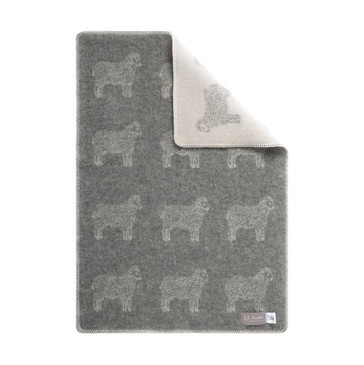 Little Wool Blanket - Sheep Soft Grey