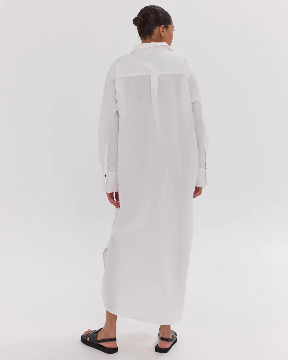 Cloth and Co The Shirt Dress - White