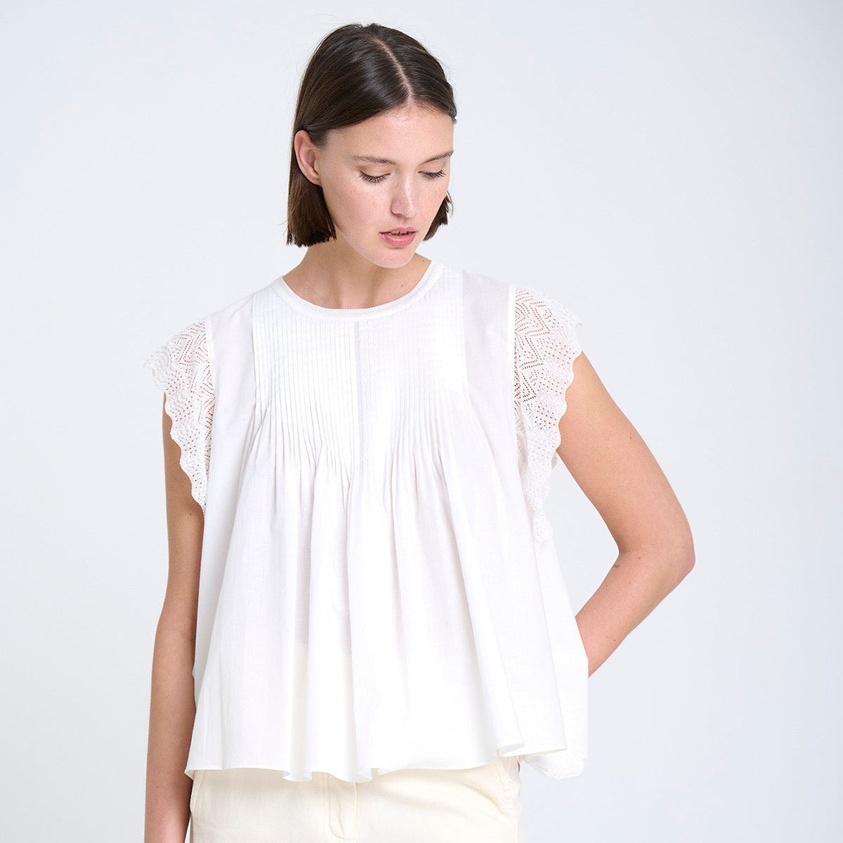 Sita Murt -Romantic mixed blouse