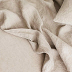 Close-up of beige fabric with folds