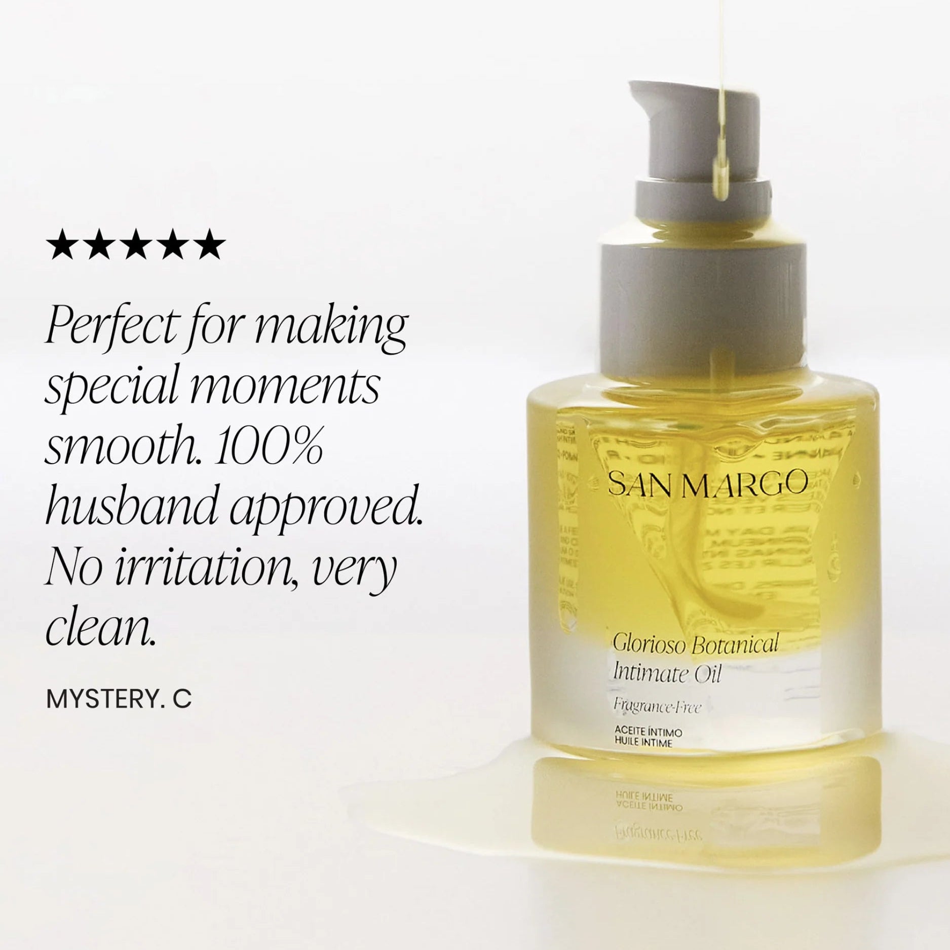 San Margo Glorioso Botanical Intimate Oil