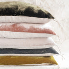 Bolster - Silk Velvet and Linen