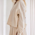 Mamapapa - Fennel corduroy blouse