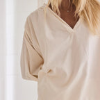 Mamapapa - Fennel corduroy blouse