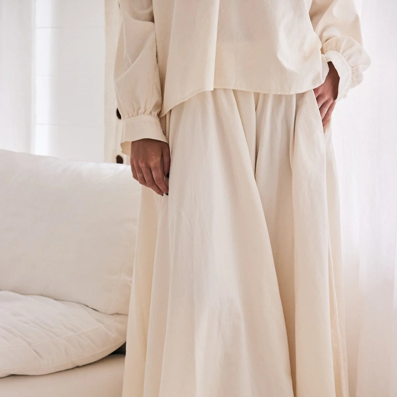 Mamapapa - THYME corduroy skirt