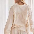 Mamapapa - Fennel corduroy blouse
