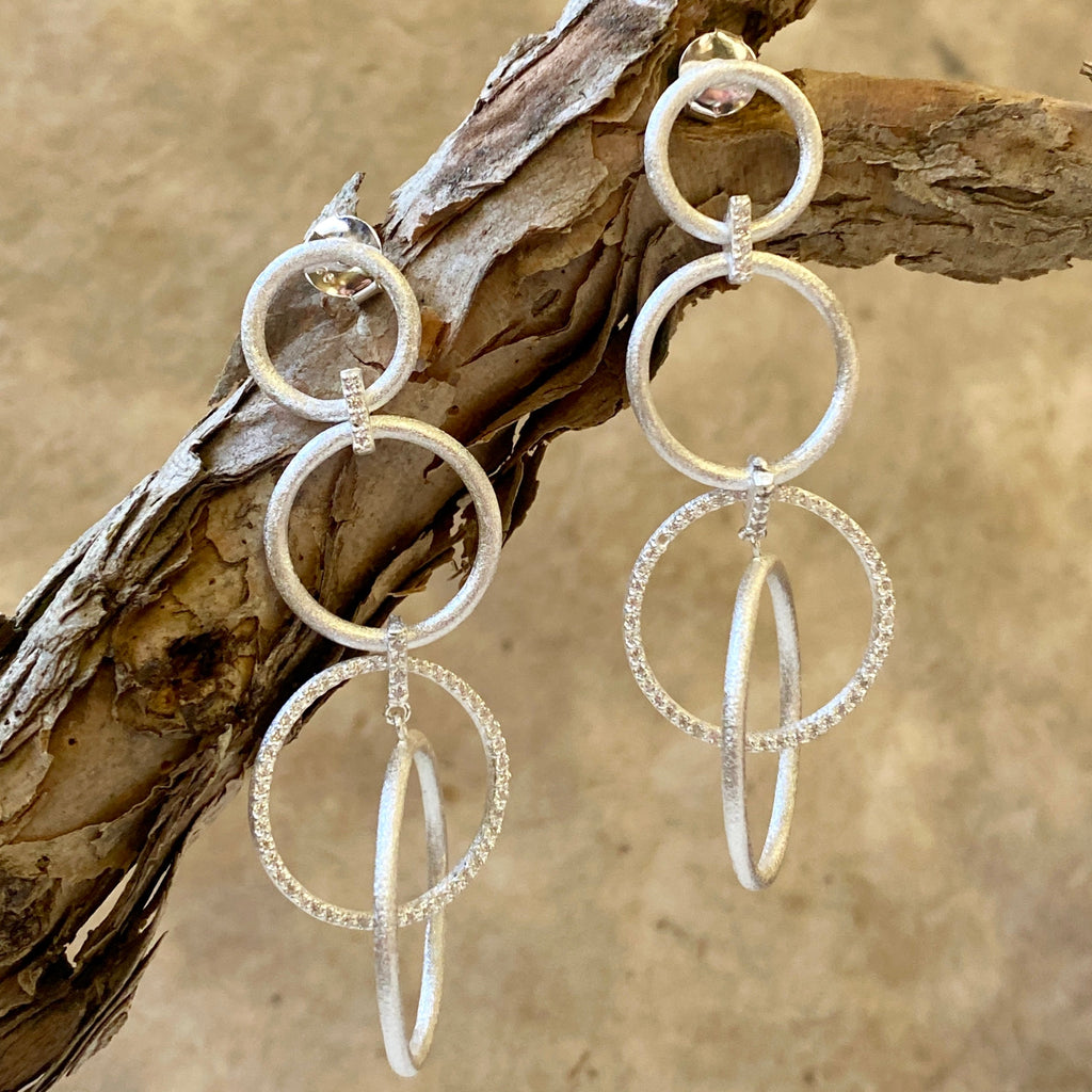 Rameau Earrings - Sterling Silver