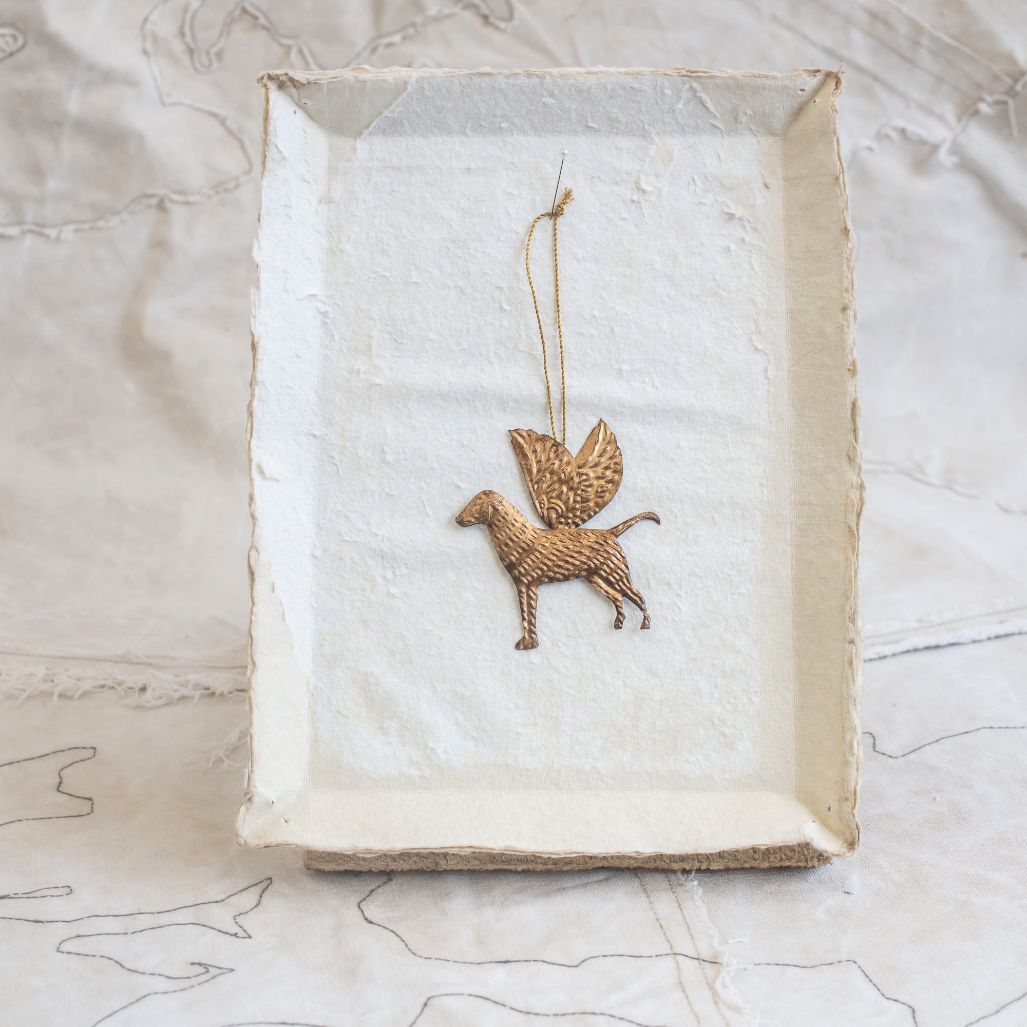 Angel Dog Hanging Ornament