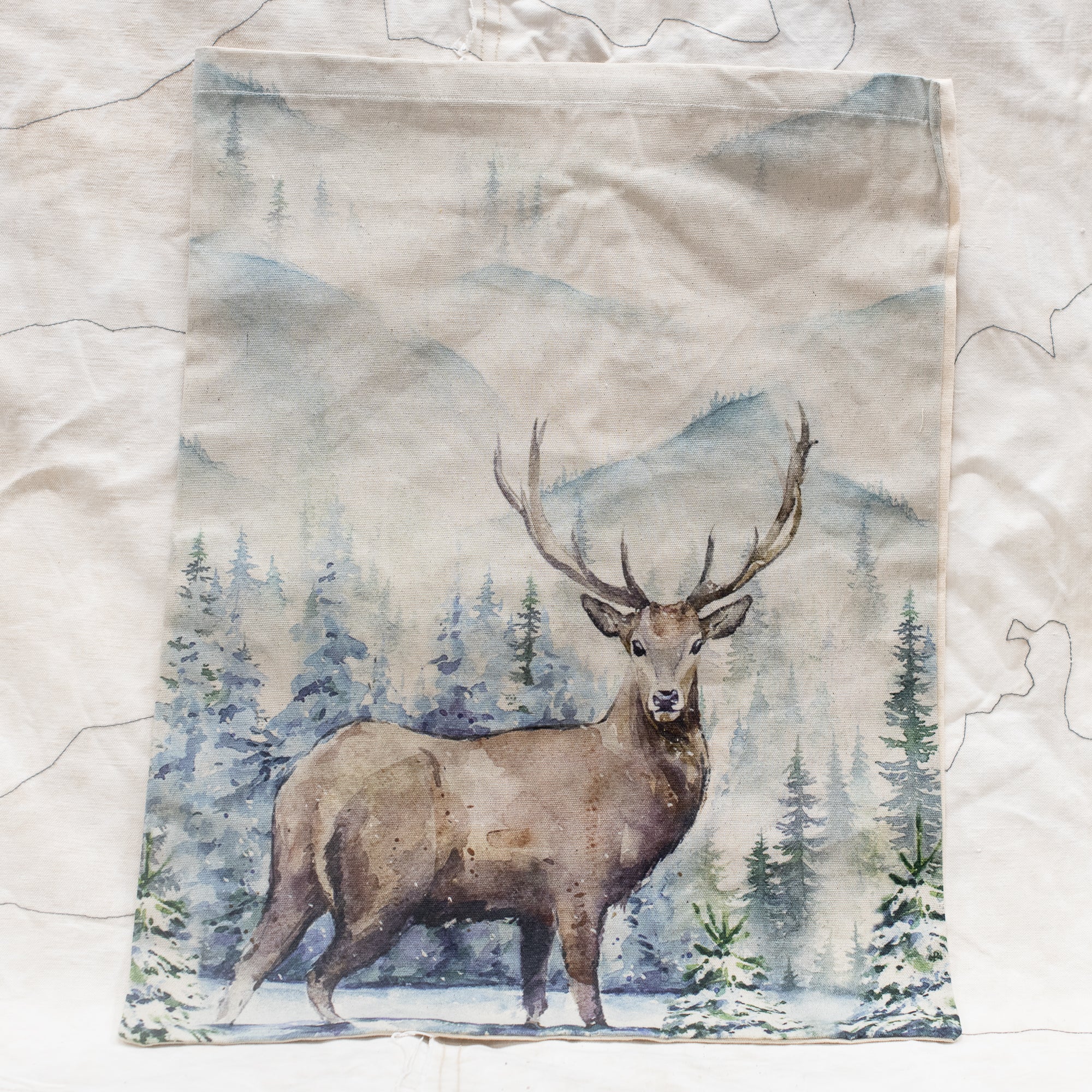 Deer Christmas Sack