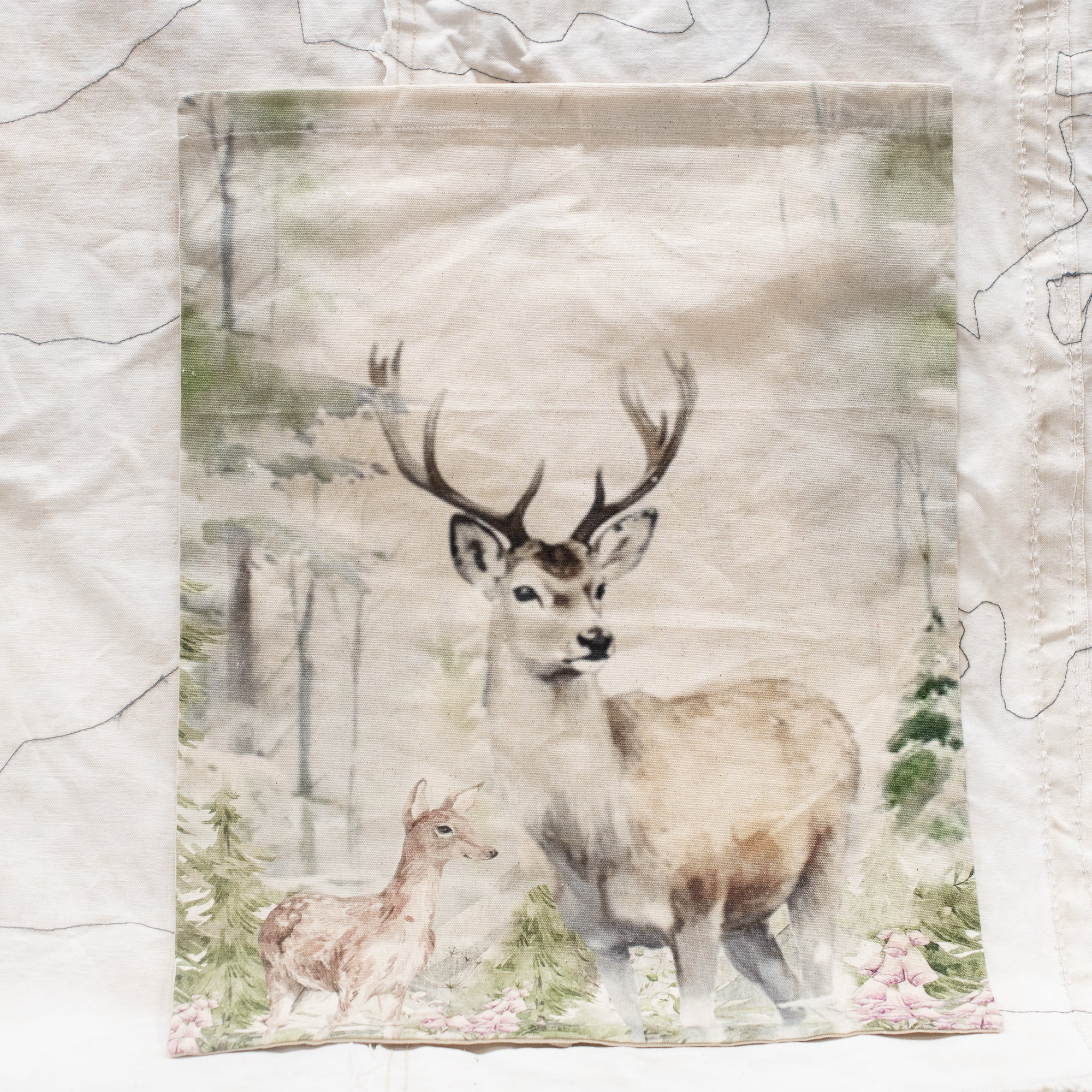Deer Christmas Sack