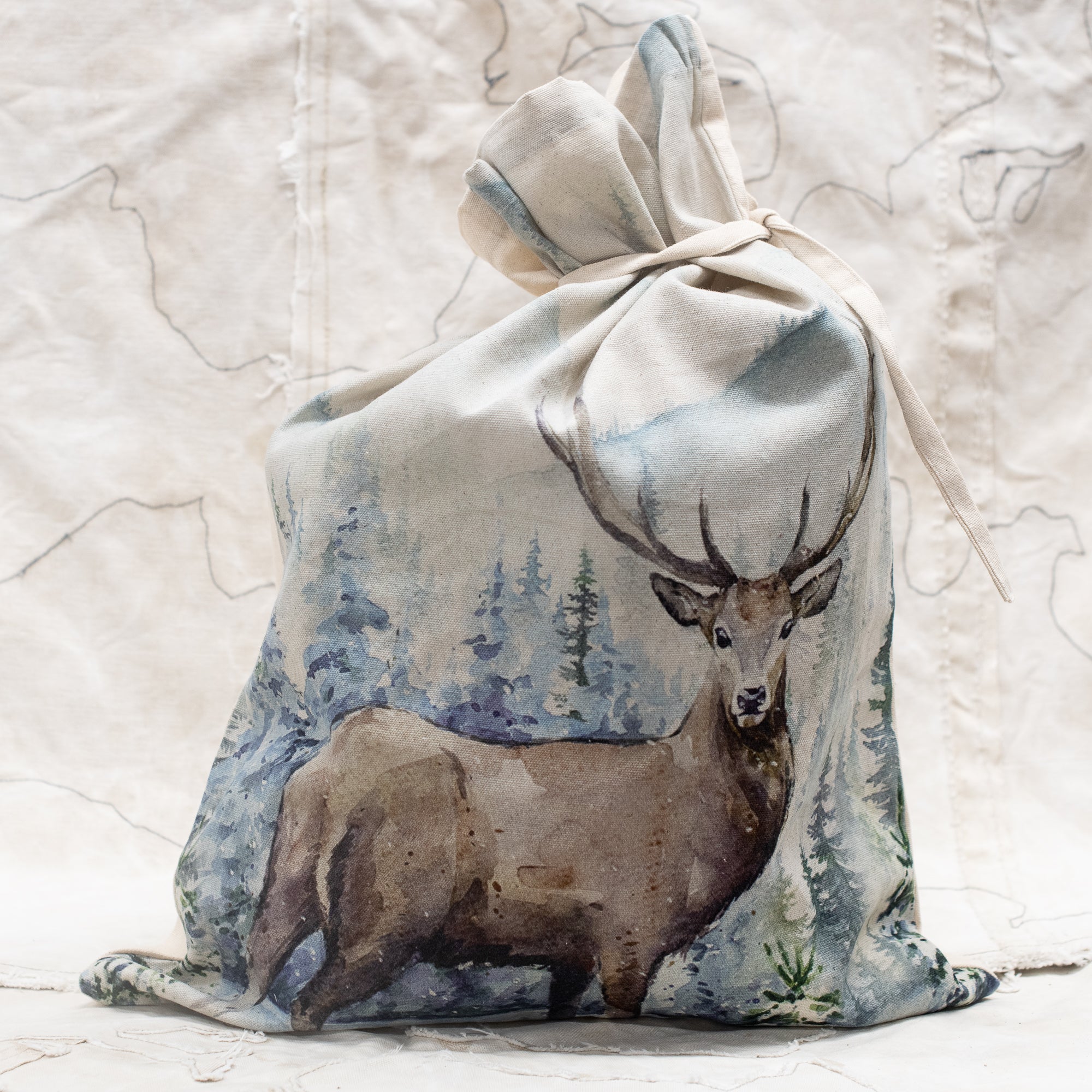 Deer Christmas Sack