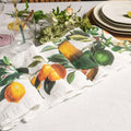 Illustrated Linen Napkins Set/6 -Citrus