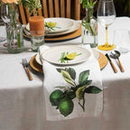 Illustrated Linen Napkins Set/6 -Citrus