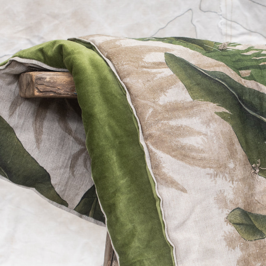 Cochin Printed Linen Bed Runner 90x200