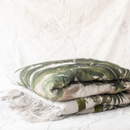 En fil d' Indienne France - French Cochin Linen Bed Runner / Throw 140 x 250 by en fil d' Indienne France