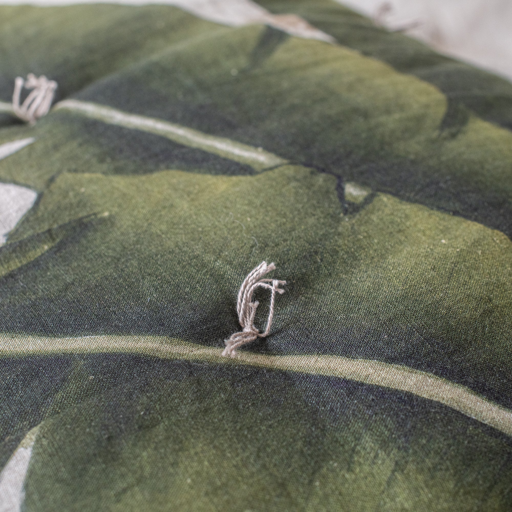 En fil d' Indienne France - French Cochin Linen Bed Runner / Throw 140 x 250 by en fil d' Indienne France