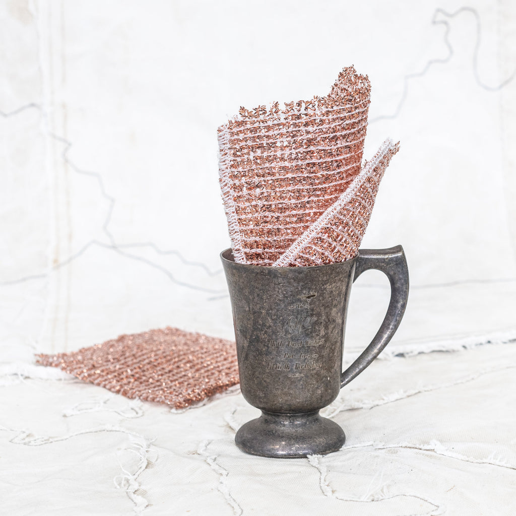 Copper Pot Scrubbers & Sponges