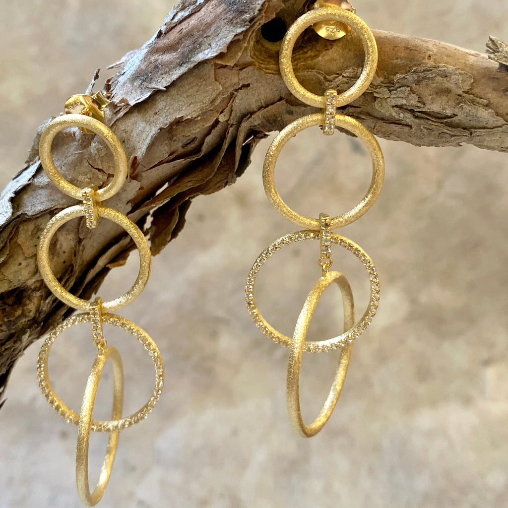 Rameau Earrings - Gold