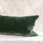 Bolster - Silk Velvet and Linen