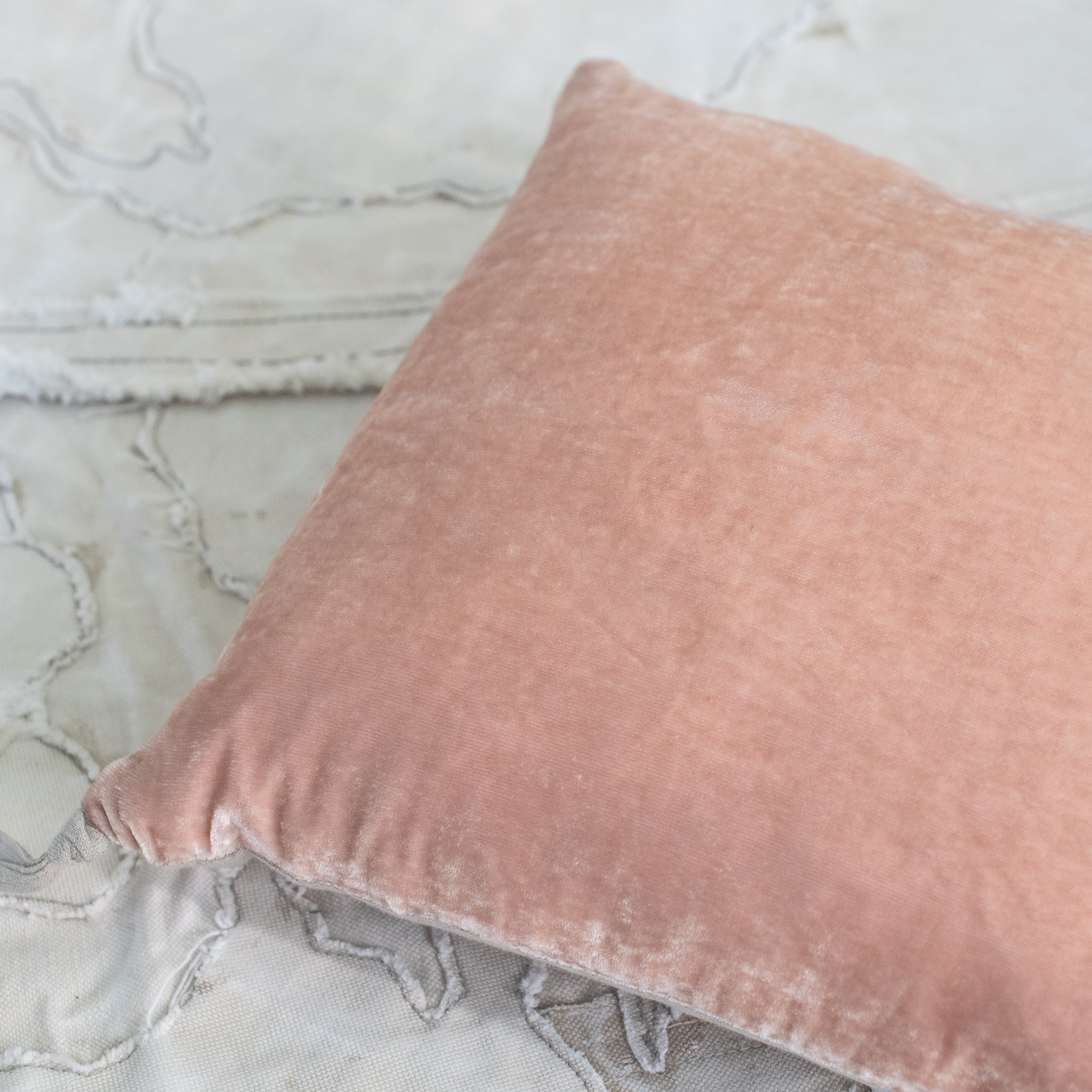 Fortuna Silk Velvet Pillow - France