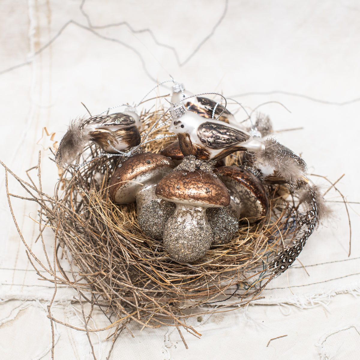 Forest Birds Christmas Decoration