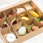 Glass Fruit Christmas Decoration