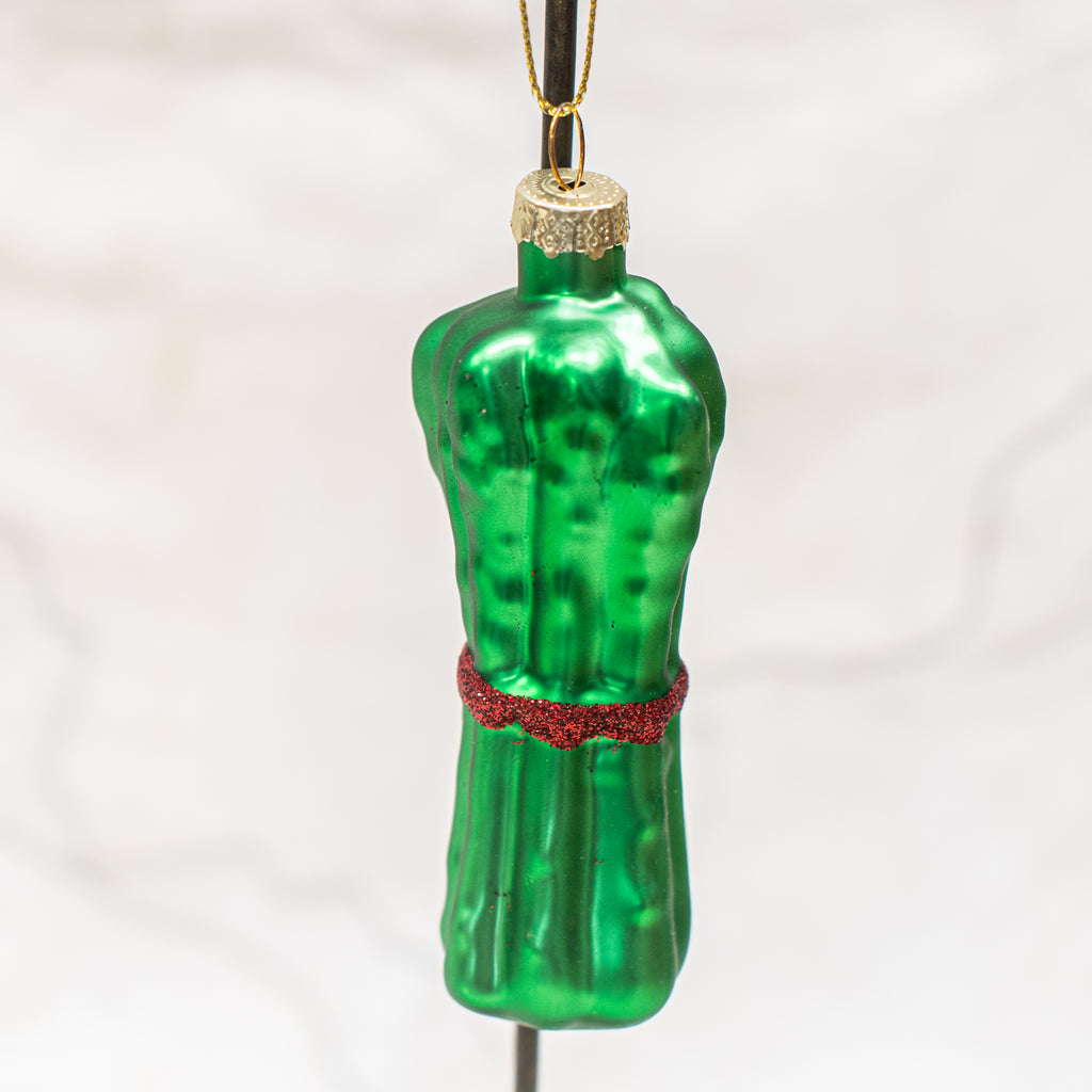 Glass Vegetables Christmas Decoration