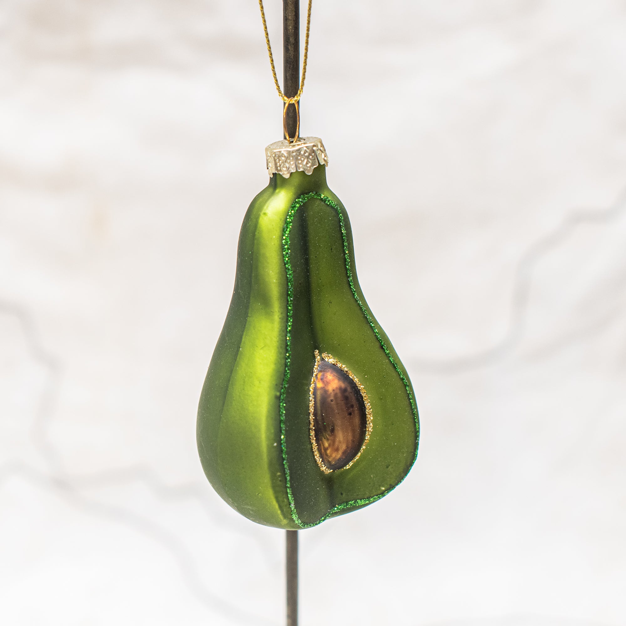 Glass Vegetables Christmas Decoration