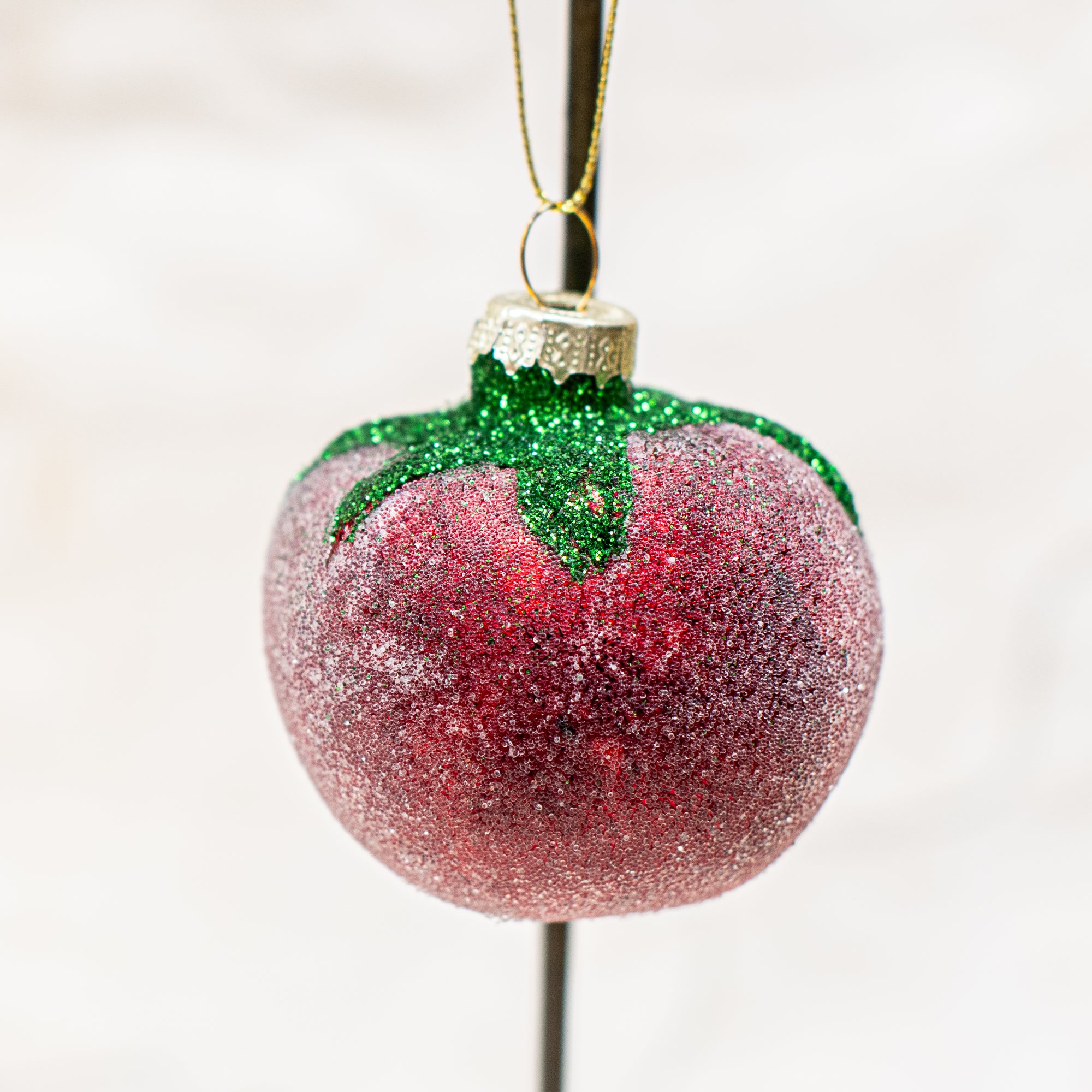 Glass Vegetables Christmas Decoration