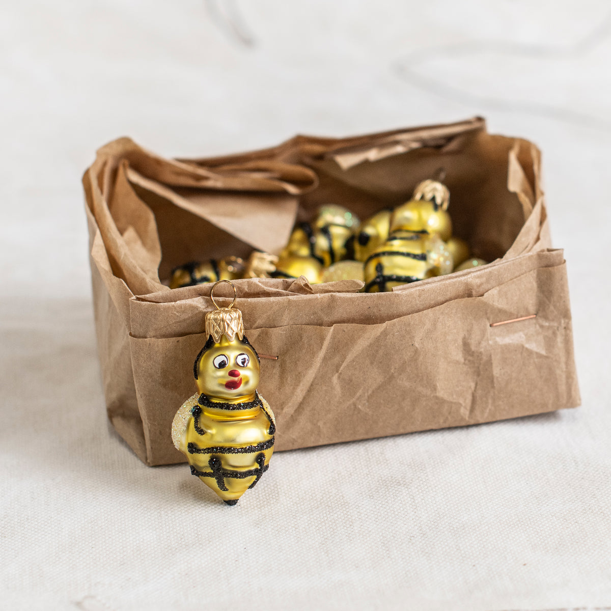 Glass Ornamentation - Mini Bee