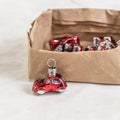 Glass Ornamentation - Mini Red Auto Car