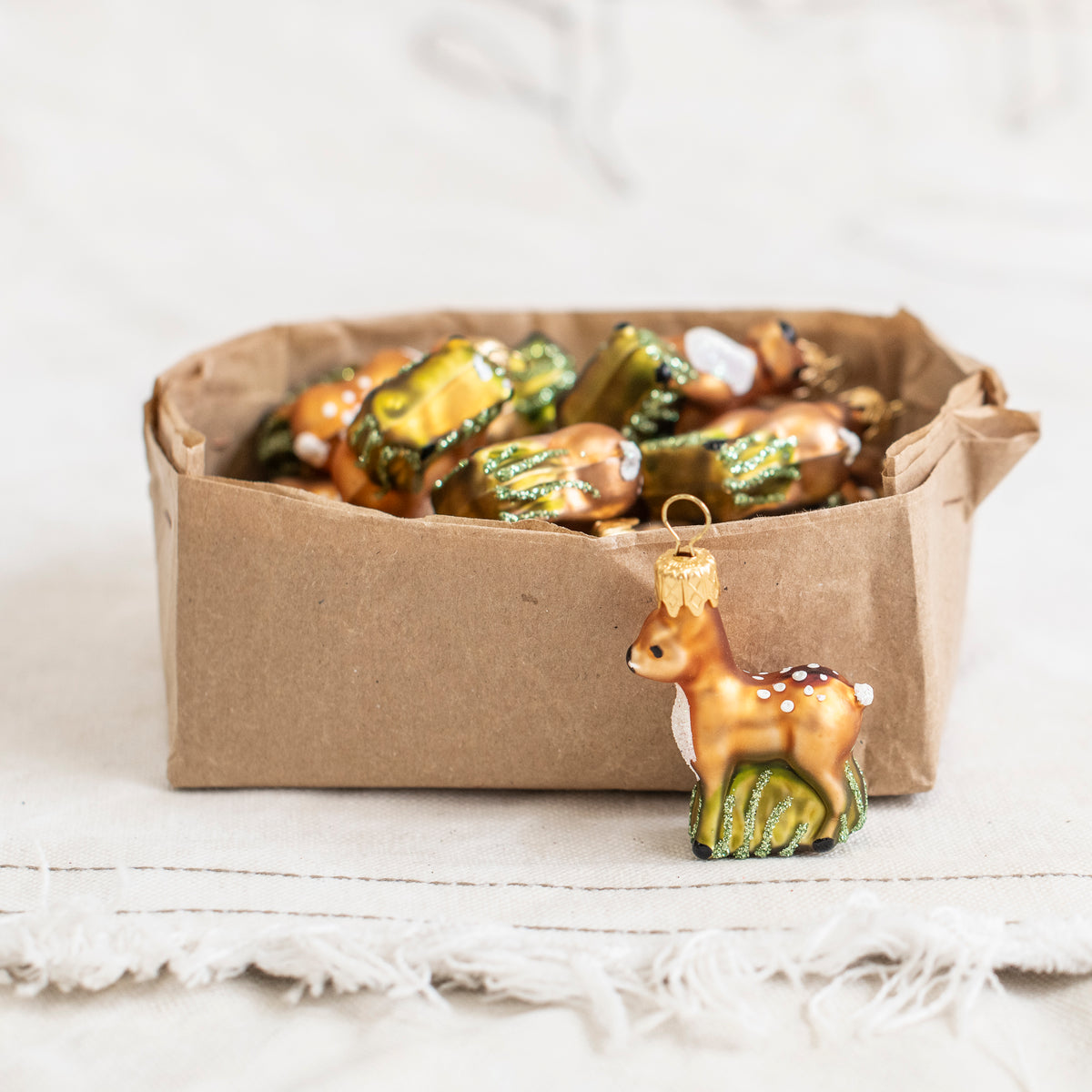 Glass Ornamentation - Mini Deer