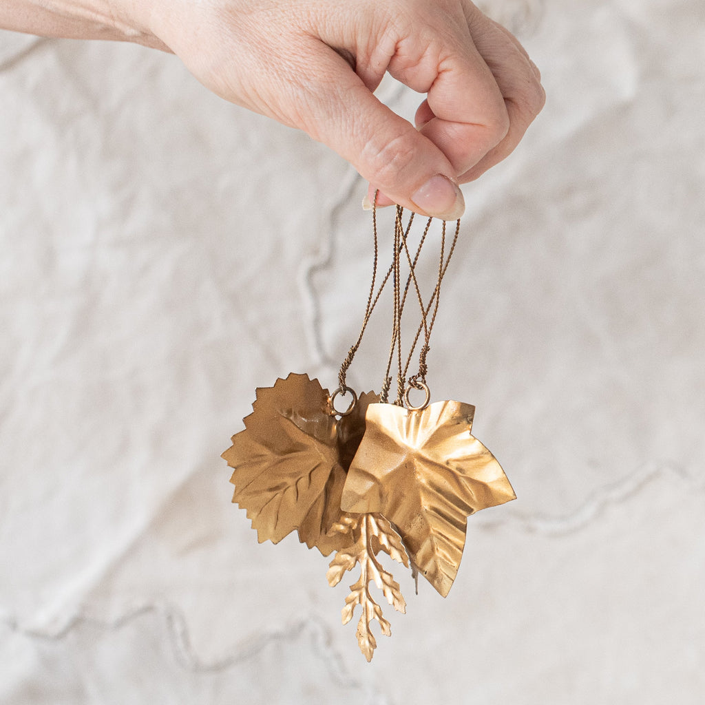 Leaf Hanging Ornament Set of 4