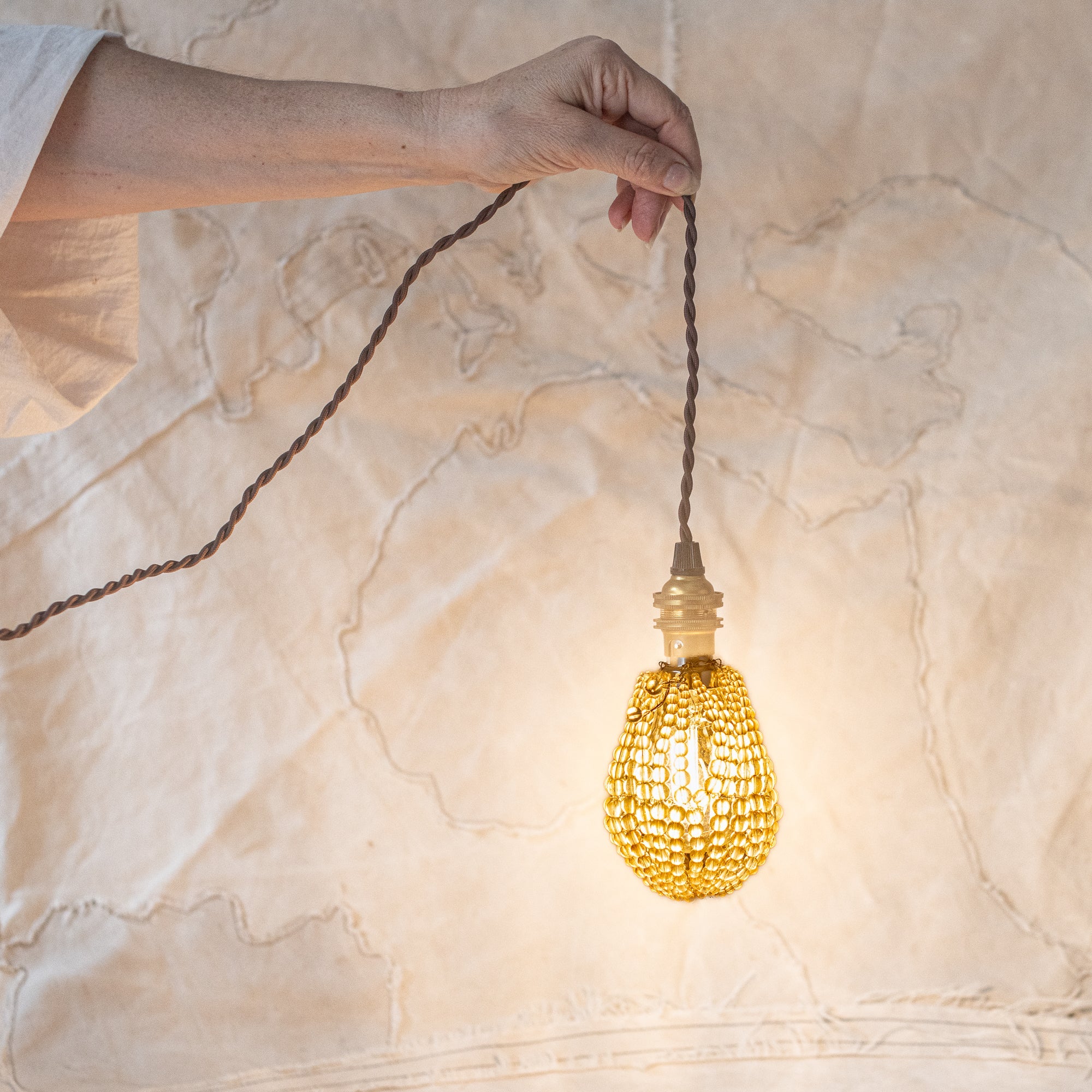 Beaded Bulb Shade