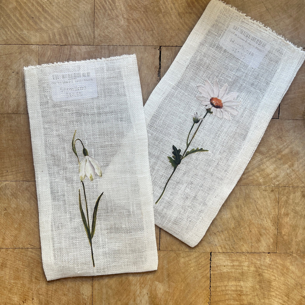 Italian Linen Botanic Pouch