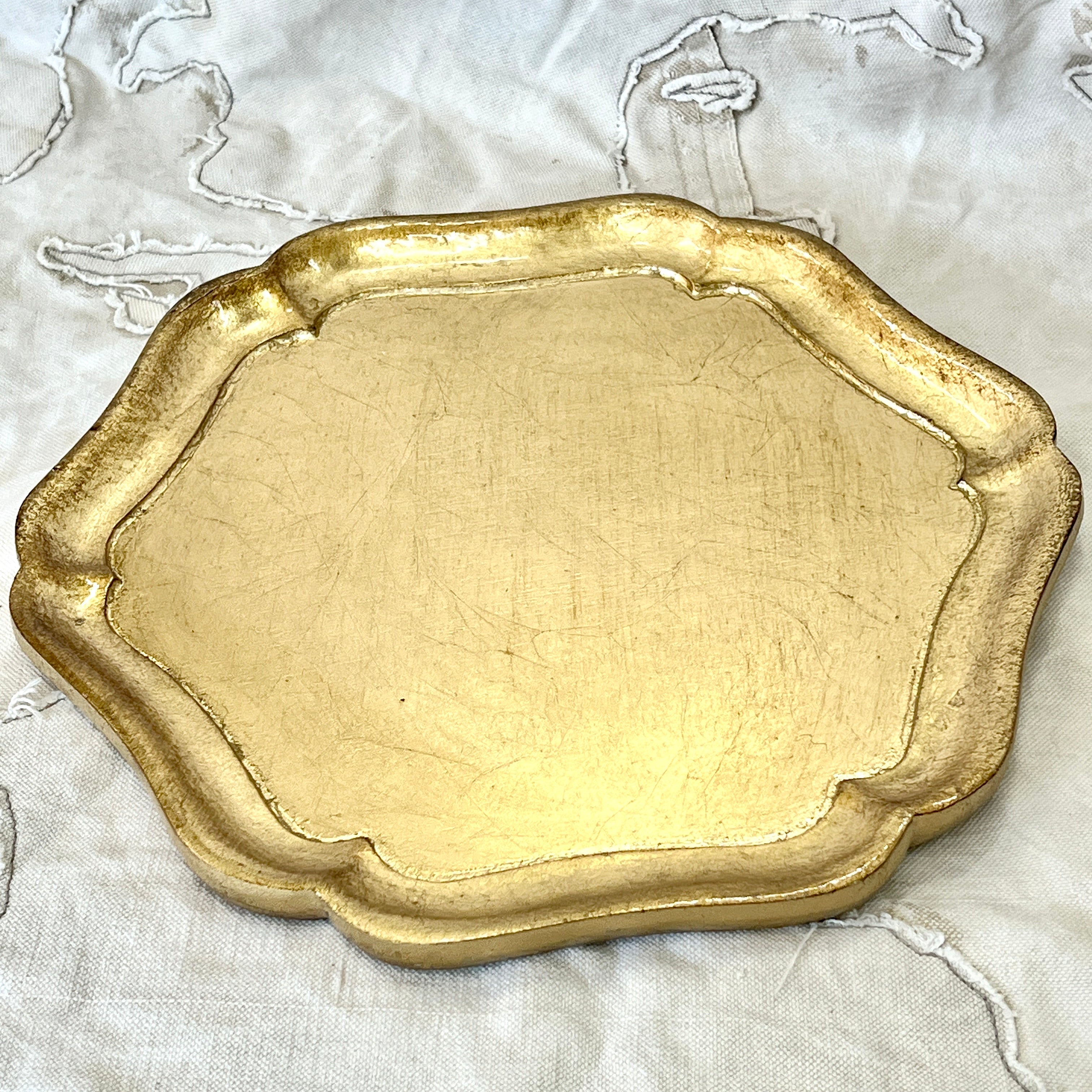 Italian Tray - Daisy #3 Hexagon Shape