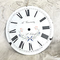 Antique Enamel Clock face