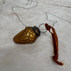Glass Golden Acorns