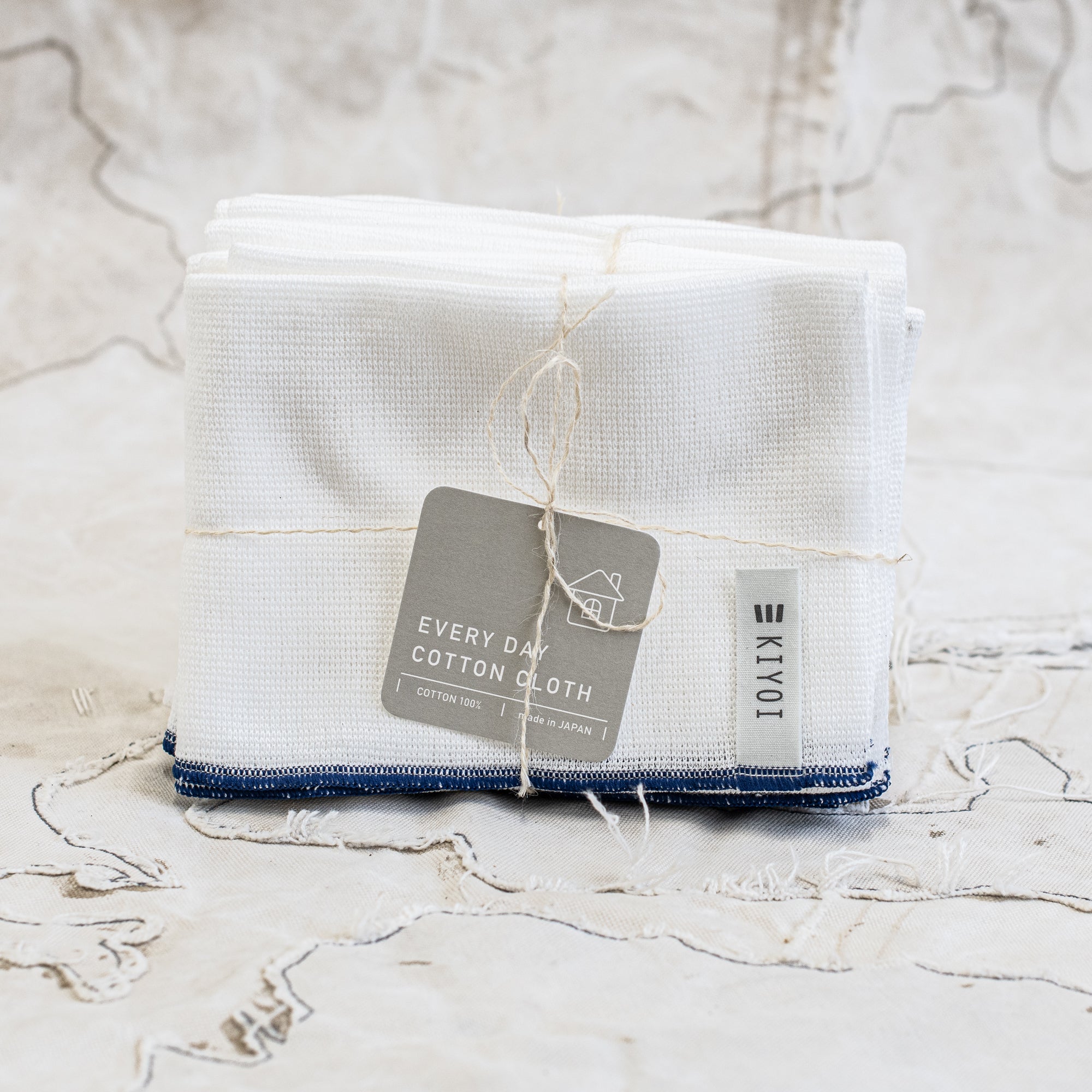 Japanese Everyday Cloth with Coloured Edge