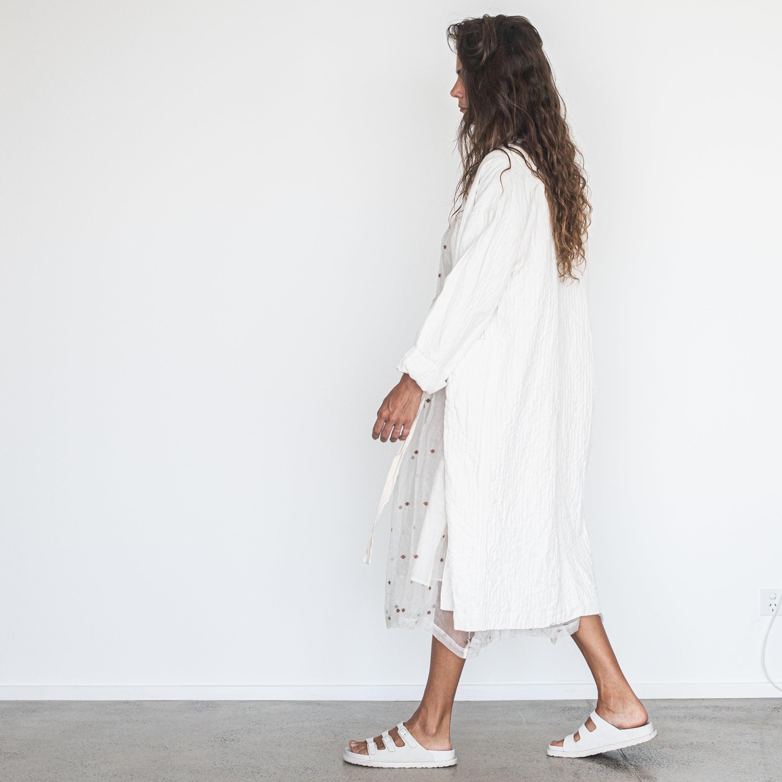 Kimono Coat - Milk by Loom