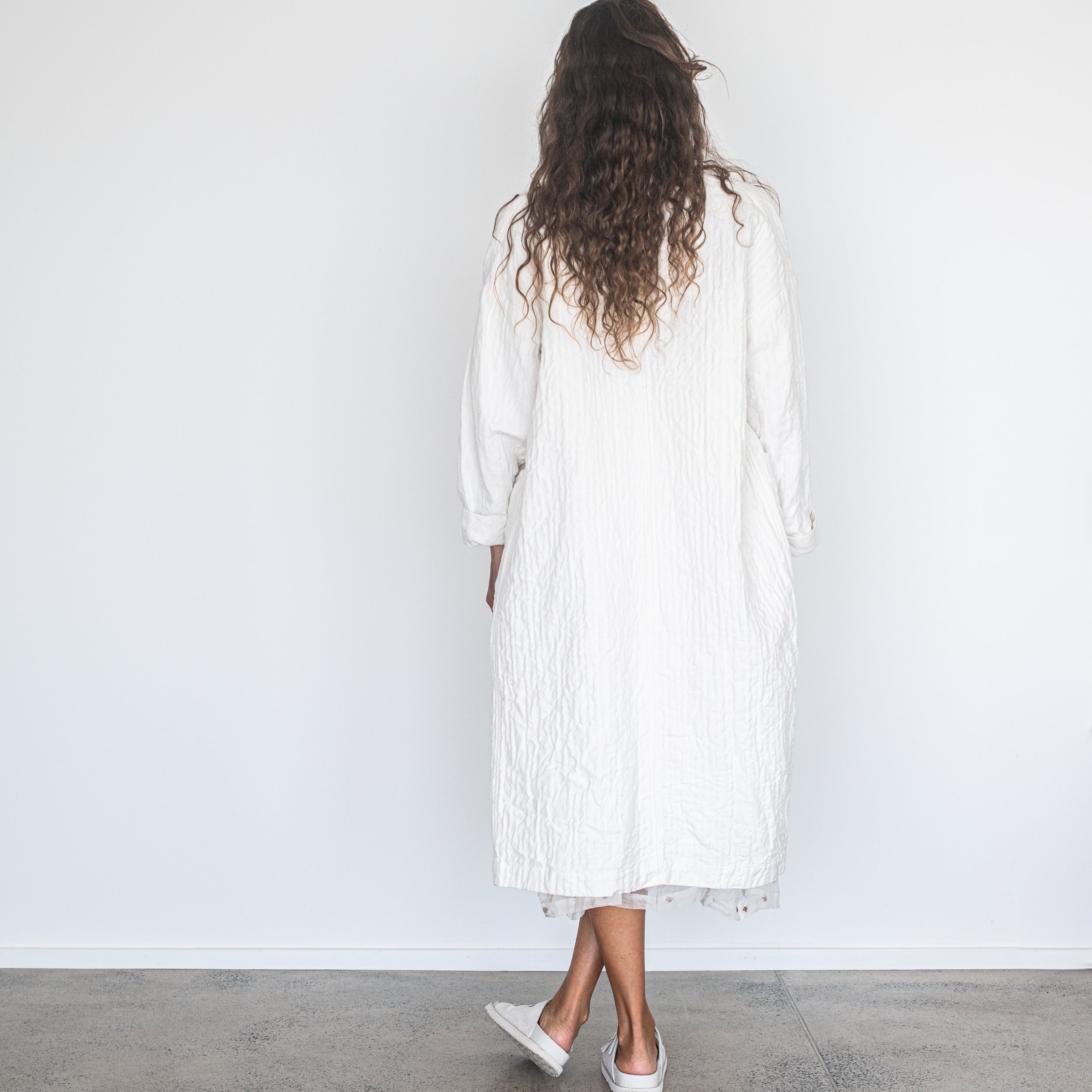 Kimono Coat - Milk by Loom