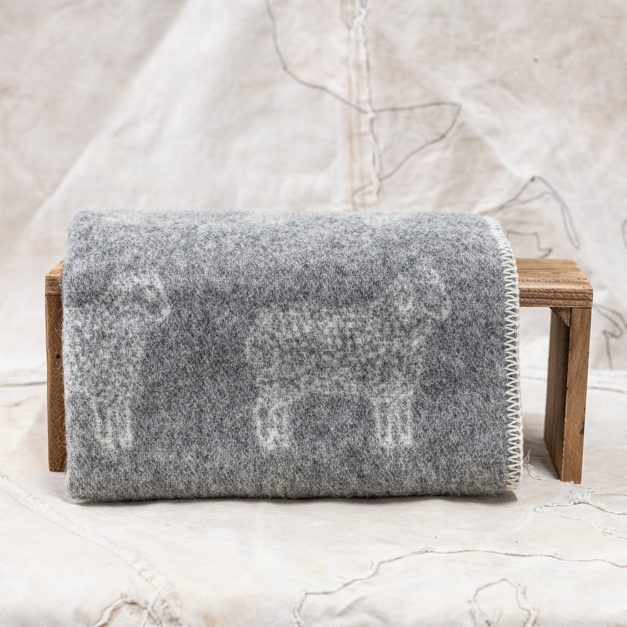 Little Wool Blanket - Sheep Soft Grey