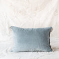 En fil d' Indienne France - Medicis Cushions - Velvet and Linen Edge