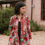 Metta Melbourne Oak Gathered Waist Dress - Sunset Floral